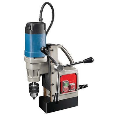 Dongcheng DJC16 900W Magnetic Drill Blue Silver