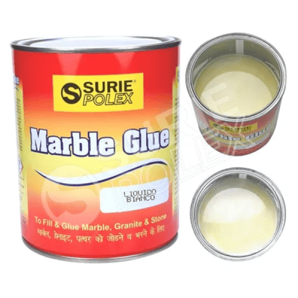 Surie Polex Marble Glue Liquido Bianco 500 gm - Premium Marble Adhesive