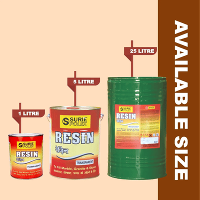 Surie Polex Transparent Resin 25kg - Premium Clear Resin