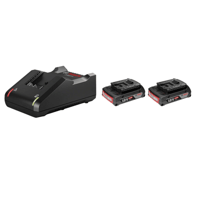 BOSCH GAL 18V-40 + 2x GBA 18V 2.0Ah BATTERY