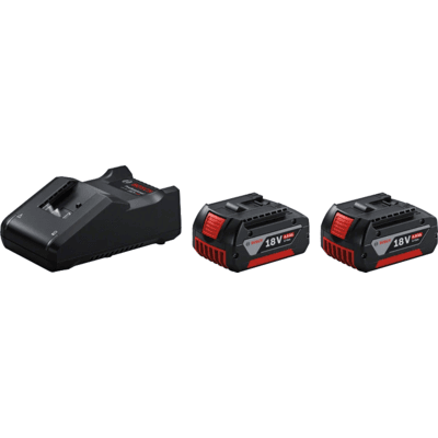 BOSCH GAL 18V-40 + 2x GBA 18V 4.0Ah BATTERY