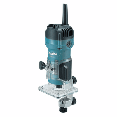 Makita 530W 6mm Fixed Base Trimmer M3700B